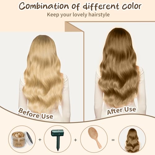 Kids Color Hair Wax Brown cera de color temporal para cabello miniatura 3