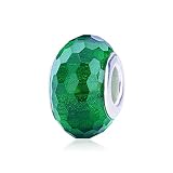 100 nuevo y de alta calidad Nuevo europeo colorido Murano cuentas de vidrio de plástico de Murano Aolly Charm Fit pulsera brazalete mujeres chica DIY joyería Dropship