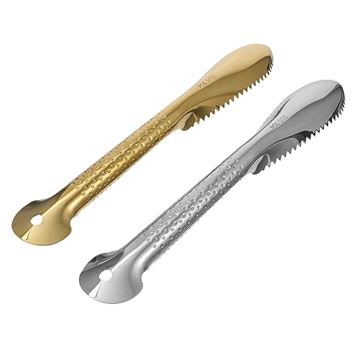 Cabilock 2Pcs Stainless Steel Fish Scaler Fish Scraper for Household Use Fish Scale Remover Kitchen Tool