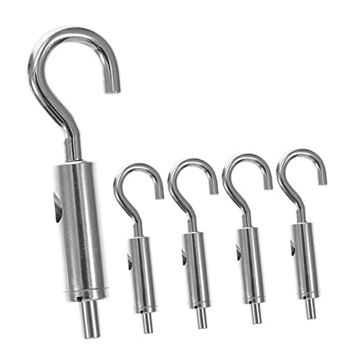 Cable Guide Turnbuckle 5Pcs Copper Wire Rope Tension Hook miniatura 1