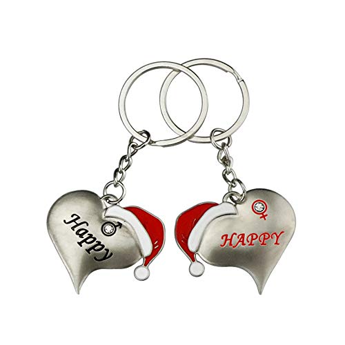 Hylotele SUNMUSIC Fashion Sweethearts Metal Llavero Mujeres y Hombres Letras Llavero Colgante Regalo del Día de San Valentín Llavero