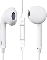 Fones de Ouvido com Fio Compátivel com Lightning, iOS - iPhone 5, 6, 7, 7, 8, X, 11, 12, 13 e 14. Modelo 1° Geração (Padrão, Unidade, 1)