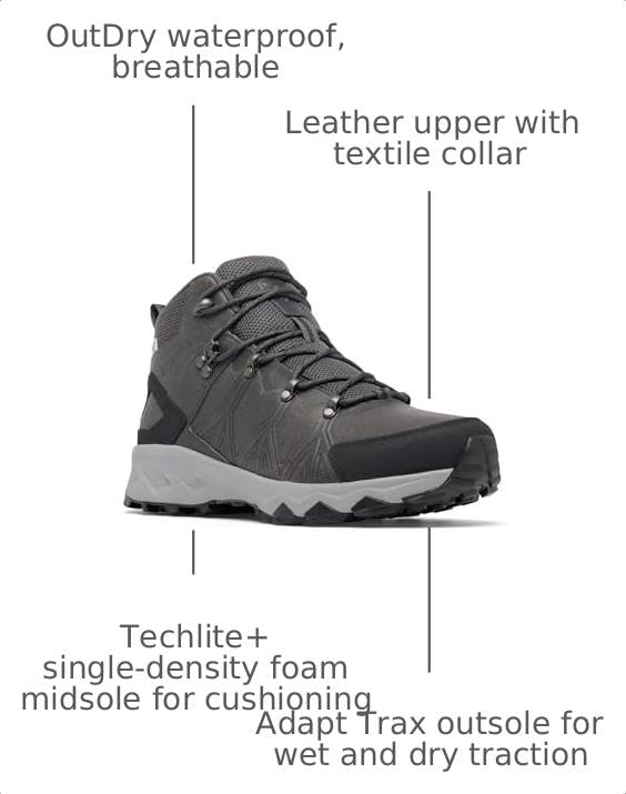 Image of Columbia mens Peakfreak Ii Mid Outdry Leather