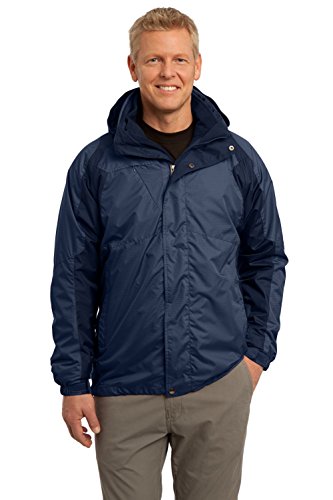Jaqueta masculina Ranger 3 em 1 Port Authority, Insignia Blue/ Navy Eclipse, XX-Large