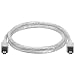 Cmple - 3FT FireWire Cable 4 Pin to 4 Pin Male to Male iLink DV Cable Firewire 400 IEEE 1394 Cord for Computer Laptop PC to JVC Sony Camcorder - 3 Feet Clear