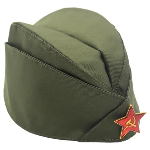 Fopytu Casquette De Garnison M81 De L'armée Soviétique avec Insigne, Souvenir De Guerre Patriotique De Russie, Seconde Guerre Mondiale, URSS, CCCP