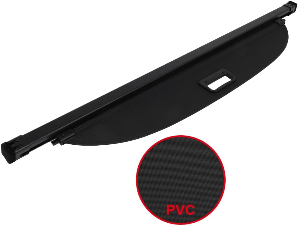 Retractable Rear Trunk Cargo Cover Compatible with 2010 2011 2012 2013 2014 2015 for Toyota for Prius 1.8L Rear Trunk Security Cover Shielding Shade, Waterproof, Interior Accessories