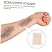 NOLITOY Scar Tape for Body Tape Tattoo Stickers Scar Wide Application for Summer Swimming Skin-friendly Comfortable Nice Concealing Effect