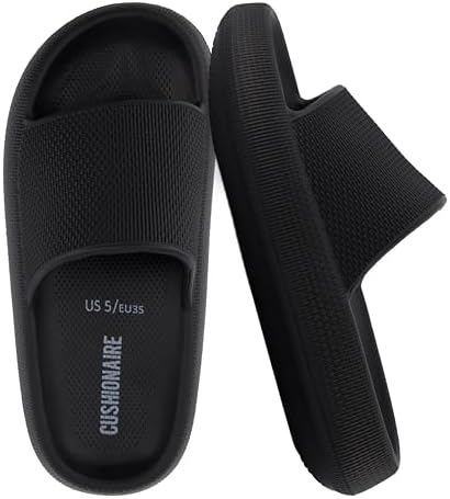 CUSHIONAIRE Feather womens Slide Sandal