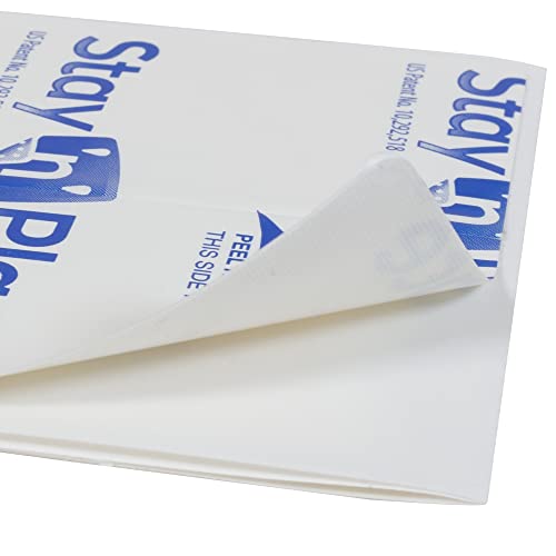 ROBERTS 50-547 Stay N\' Place 4 in. x 4 in. Rug Tabs (4-Pack), White