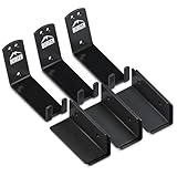 Borgen Bike Wall Mount Pedal Hook for E-Bikes, MTB & Road - Bicycle Wall Mount with Support Brackets and Wall Protection Pads, Suitable as Bike Rack Garage Bike Storage Shed and Bicycle Storage Indoor