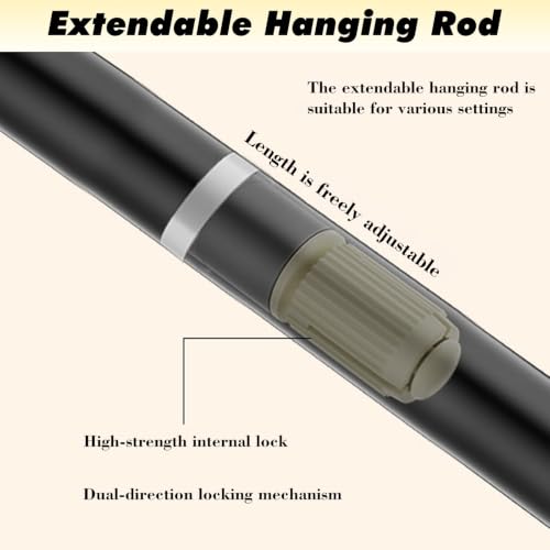 Tringle penderie pour garde-robe étroite : la solution murale en acier réglable 55-75cm