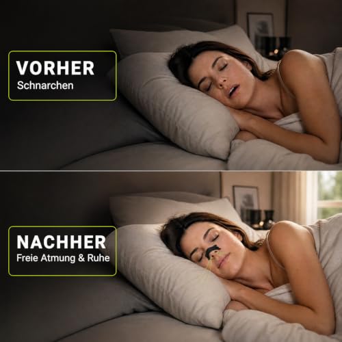 Nasenpflaster Schnarchen 60 Stück Anti Schnarch Nose Strips Sport & Schlaf – Ansicht 6