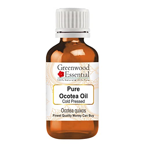 Greenwood Essential Pure Ocotea Oil (Ocotea quixos) Cold Pressed 5ml (0.16 oz)