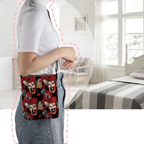 VAMSII Clown Movie Crossbody Bag Movie Fans Gifts Horror Movie Lover Gift Clown Movie Ar Merch (TERRIF MB)4