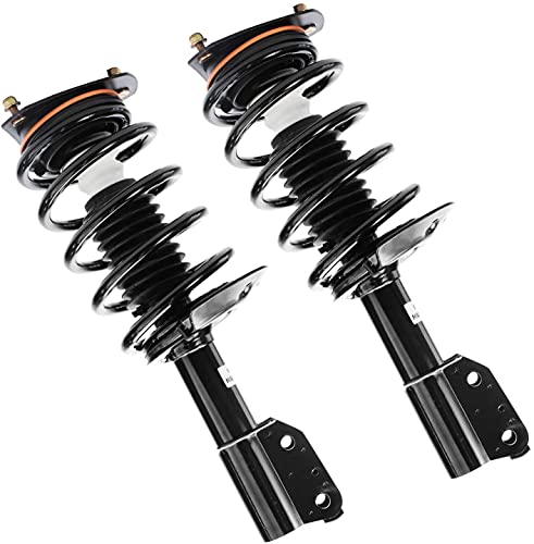 Image of Detroit Axle - 6pc Struts Shocks Kit for Chevrolet Venture Oldsmobile Silhouette Pontiac Montana Trans Sport, Front Struts w /Coil Spring Sway Bar Links Rear Shock Absorbers Replacement