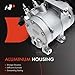 A-Premium Air Conditioner AC Compressor with Clutch Compatible with Ford Ranger 2.5L 2013-2015 Gas, Ranger 2.2L 2015 Diesel Turbocharged