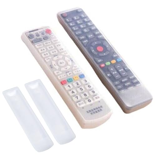 Silikon Schutzhülle für Fernbedienungen, Fernbedienung Schutzhülle, Silikon Hülle Schutzhülle für Smart TV, Smart TV Cover Case Anti-Rutsch Stoßfest Hülle, Staubdicht und wasserdichte Abdeckung, 2pc