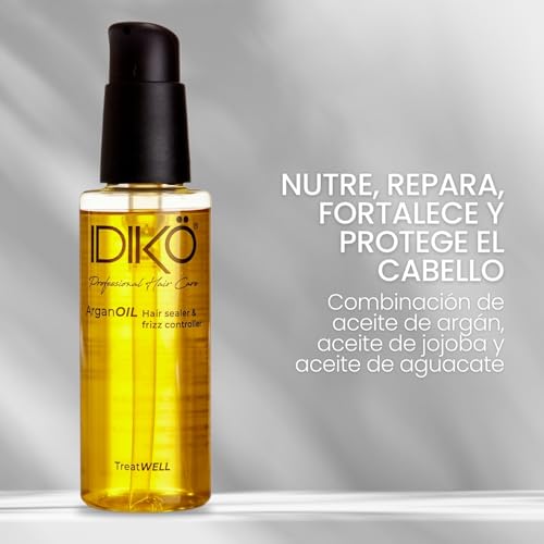 Aceite de Argán de 100ml para Cabello Dañado y Puntas Secas 3