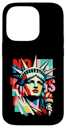 Resist Statue Liberty Cat Equality Retro Edgy Subtle Protest �X�}�z�P�[�X iPhone 14 Pro �p