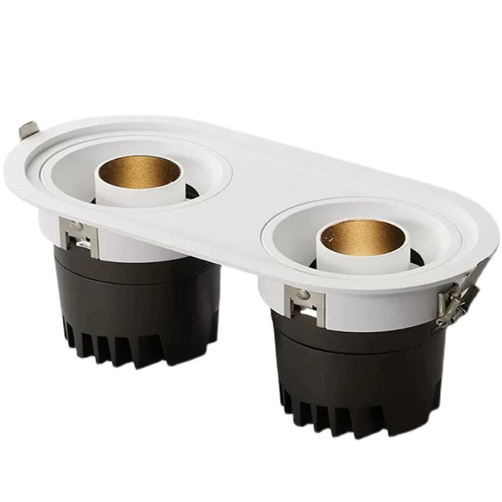 Plafonnier LED moderne 12W réglable avec garniture de déflecteur