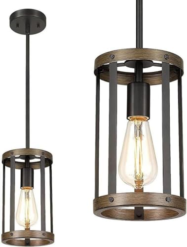 Lámpara de cristal cilíndrica con base E27 y acabado nórdico negro 5