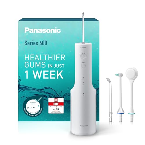 Panasonic Series 600 Ultraschall-Munddusche EW-DJ67-W303,...