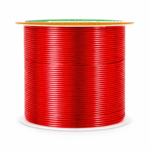 Image of Mandala Crafts 22 Gauge Red Anodized Aluminum Craft Wire, 100 FT | Colored, Flexible, Bendable, for Bonsai, Armature, Sculpting, Wire Wrapping, Jewelry Making, Weather & Tarnish Resistant
