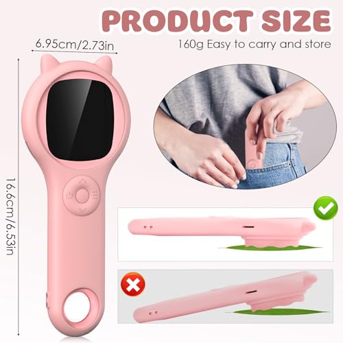 tlidfgeo Handheld Mikroskop für Kinder, 2,0 IPS-Bildschirm 500X Taschenmikroskop Kinder, 2MP Lens Pixels Mini-Mikroskop, 3 Stufen Einstellbar LED Lights USB-Anschluss an PC