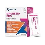 Zymerex MAGNESIO PMS | 14 bustine | Integratore ciclo mestruale | Sindrome premestruale | Con Vitamina B6, Agnocasto, Cimicifuga, Bardana, Griffonia | Senza glutine, lattosio e zuccheri