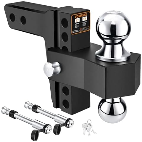 Vomavex Adjustable Trailer Hitch Cover