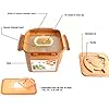 e-jen Premium Kimchi, Sauerkraut Container Probiotic Fermentation with Inner Vacuum Lid (Earthenware Brown, 2.2 gal/ 8.5L)