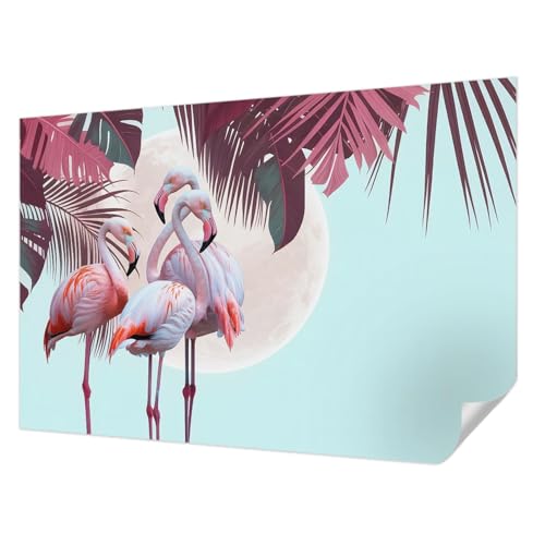 Décoration murale oiseaux exotiques Tulup adhésive de haute qualité