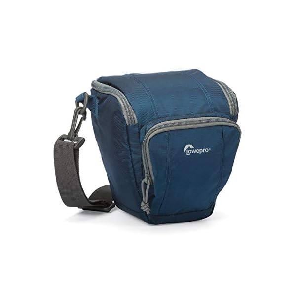 Lowepro Toploader Zoom AW II Kameratasche für DSLR und Objektiv, 45 AW, Galaxy Blue, One Size – Bild 4