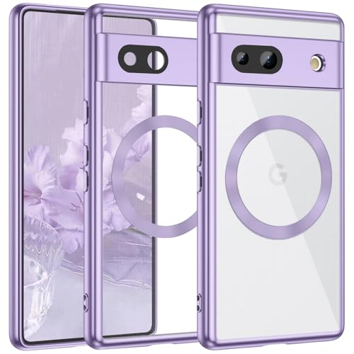 MuZiF Google Pixel 7a p P[X NA bLH MagsafeΉ iv Yی TPU \tgP[X Čy lC ϏՌ gуJo[ X}zP[X sNZ 7a NAP[X (Google Pixel 7A,