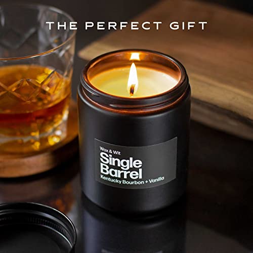 Candles For Men, Gifts For Men, Bourbon Candle, Vanilla Candle, Mens Candle, Scented Candles For Men, Man Candles, Manly Indulgence Candles, Mens Candles For Home, Masculine Candle, Black Candles 9Oz #TOP4