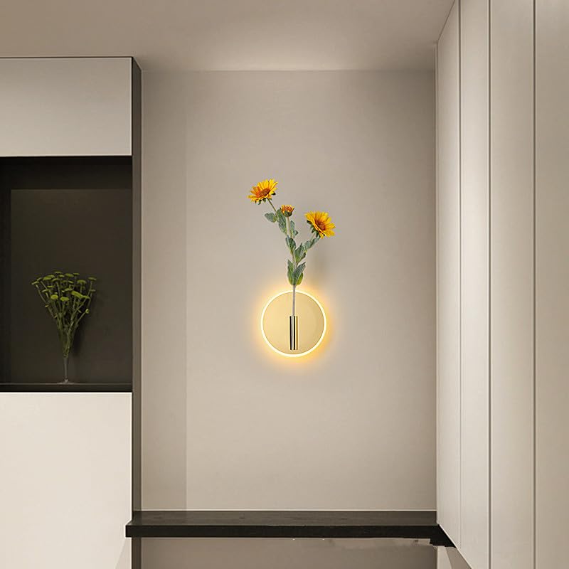 Amazon.com: LED Wall Flower Vase, Flower Vase Wall Mounted Flower