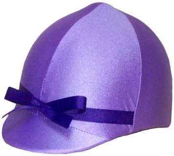 Equestrian Riding Helmet Cover - Lavender