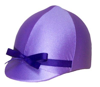 Equestrian Riding Helmet Cover - Lavender