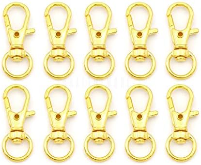 2 Sets Lanyard Metal Swivel Clasp Snap Hook Lobster Claw Clasp Lanyard - View #8