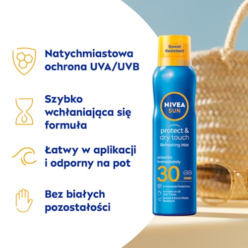 Nivea Sonnenspray Sun Protect & Refresh mit kühlendem Effekt und SPF 30