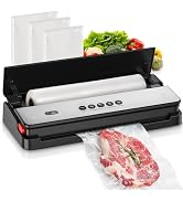 Macchina Sottovuoto Automatica Bonsenkitchen: Modalità Umido/secco, Controllo Touch, 80 KPa, Inclusi Sacchetti E Tubo