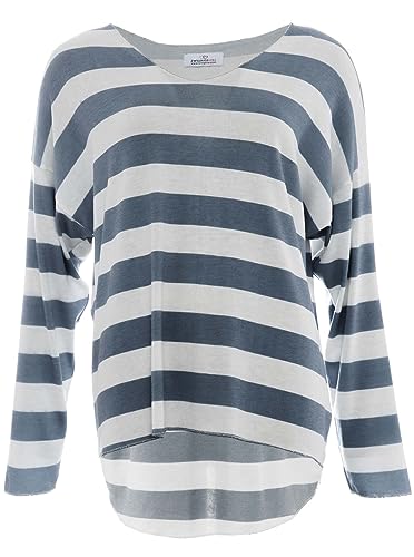 Zwillingsherz Langarmshirt mit V-Ausschnitt - Elegantes Longsleeve Shirt...