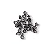 Neitsi NON-Silicone Nano Rings Beads for Nano Tip Remy Hair Extensions (1000pcs, Dark brown)