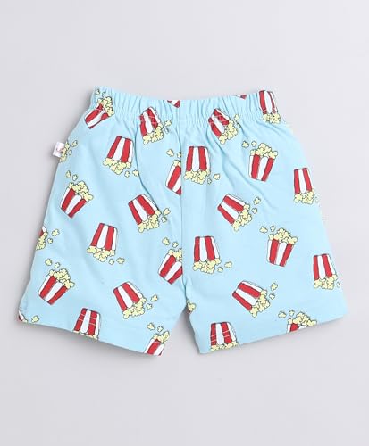 Image of BUMZEE Sky Blue & White Boys Shorts Pack of 3 (Peb9221)