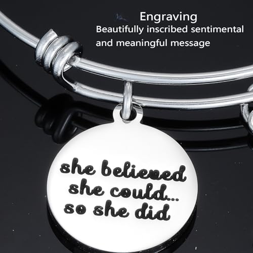 Runner Gifts for Women Her Teens Marathon Team Inspire Birthday Cross Country Running Bracelet3