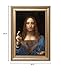 DECORARTS - Portrait Of Christ in Salvator Mundi by Leonardo Da Vinci. Giclee Prints on Acid Free Cotton Canvas. Classic Framed Artwork. 20x30, Framed Size: 26x36