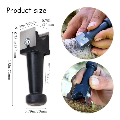 Cuchillo de Injerto Doble ZORZA 2 Piezas para Jardín miniatura 3