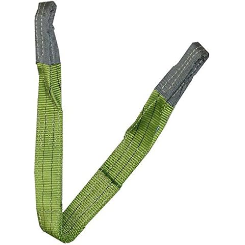 2 Tonne Duplex Polyester Webbing Lifting Cargo Sling Strap Strop 1-10mtr EWL Certified BSEN1492-1 2000 (5mtr) Cover