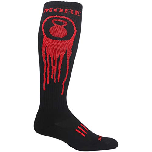 MOXY Socks Black with Red 
